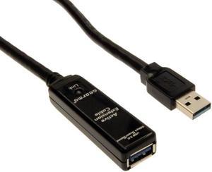 Gearmo 49ft USB 3.0 Extension Cable A-Male to Female w/ Amplifier Adapter