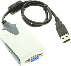 Coolgear HD 1680x1050 USB 2.0 USB Video Card Adapter SVGA for Windows 7/XP/Vista(32/64)