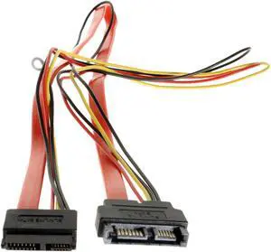 18 MINI SATA DEVICE Extension Male To Female Connector Cable"