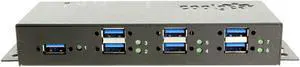 Coolgear 7 Port USB 3.1 Gen1 Hub 15KV ESD Surge Protection w/Power Adapter