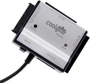CoolGear® SATA and IDE Hard Drive & Optical Drive USB Adapter Kit COMBO: Limited Edition Pro Series Aluminum Shell