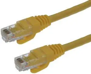 CableMAX 9ft Yellow Cat6 Snagless RJ45 Ethernet Patch Cable 24AWG 550MHZ Stranded UTP