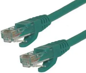 CableMAX 8ft Green Cat6 Snagless RJ45 Ethernet Patch Cable 24AWG 550MHZ Stranded UTP