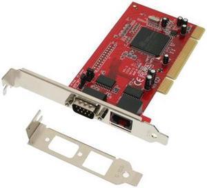 CableMax Dual Port RS-232 PCI Adapter with OXford Chip 16C950 UART