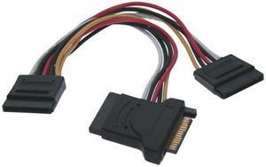SATA Power Y Cable  15-Pin SATA Power SATA Splitter Power Cable