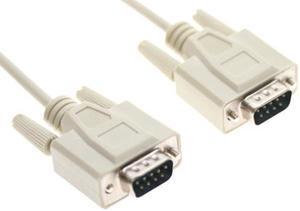 Cablemax 6ft. Male to Male DB9 Data Cable, Serial Cable 9-pin Molded Cable