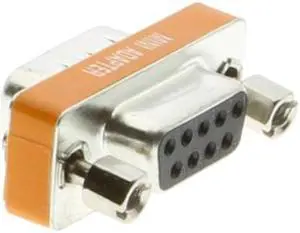CableMax RS232 Null Modem DB9 Male to DB9 Female Port Protector