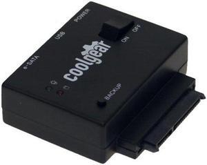CoolGear USB 2.0 and eSATA Adapter for SATA I and SATA II Hard Drives