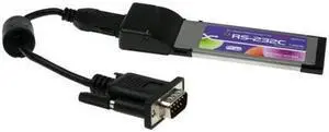 SERIALGEAR One Port  RS-232 ExpressCard DB-9 Dongle for New Laptops