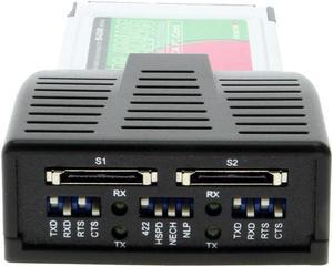 SerialGear Dual Port RS-422/485 to PCMCIA with Isolation and Port Protection Features