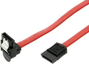 Right Angle 9-inch Serial ATA, SATA II UltraFlex 30-gauge Soft Cable