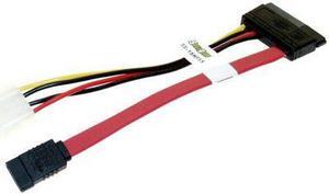 SATACables 5 inch Serial ATA Data Cable with Power Adapter