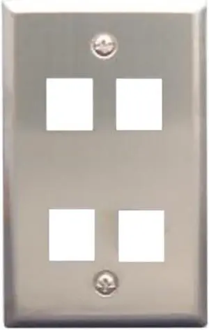 ICC ICC-FACE-4-SS Ic107Sf4Ss 4Port Face Stainless