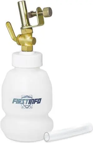 FIRSTINFO 1 Liter Brake Service / Universal Automatic Brake Fluid Dispensing Refilling Bottle Bleeder Bottle