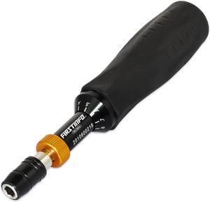 FIRSTINFO Precision Certified Torque Limiting Screwdriver, 1/4 Inch Universal Hex Bit Holder Quick Release Design, 2-12 in-lbs
