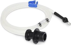 FIRSTINFO One Way Check Valve 6.5 feet ( 2 Meter ) Automotive Brake Bleeding Hose with Oil Stopper Valve for FIRSTINFO 6.5 & 10 & 15 Liter Oil Evacuator