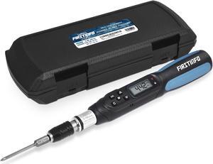 FIRSTINFO Digital Torque Screwdriver, Dual Direction 0.44-4.42 in-lbs. / 5-50 cN-m / 0.51-5.1 kg-cm, LED and Buzzer Notification, Preset Memory
