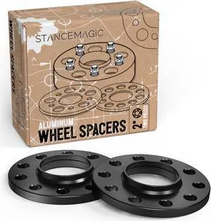 2pcs 12mm (0.5 inch) 5x120 Hubcentric Wheel Spacers Compatible with 1996-2003 BMW 525i 528i 530i 540i M5 (74.1mm Bore) Black E39 525 528 530 540