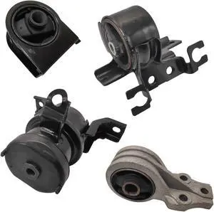 4pc Motor Mounts - Compatible with 2005-2012 Ford Escape (2.3L, 2.5L, and 3.0L V6) - Full Set Engine Mounts