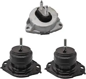 StanceMagic - 3pcs Motor Mounts Set Kit Compatible with 2011-2019 Jeep Grand Cherokee RWD V6 3.6L and V8 5.7L - Engine Mounts