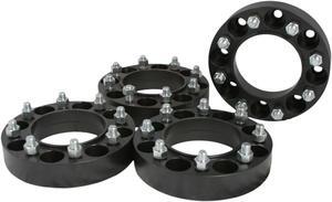 RockTrix 4pcs 2 inch Skid Steer 8Lug Wheel Spacers Adapters - 8x8 Bolt Pattern - 5/8x18 Studs Nuts - Compatible with Gehl Mustang Cat