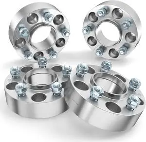 RockTrix 4pcs 1.5 inch Hubcentric 5x4.5 Wheel Spacers (71.5mm bore, 1/2x20 Studs) Compatible with Jeep Cherokee XJ Grand Cherokee ZJ Wrangler YJ TJ Liberty KJ KK (38mm 5x114.3)