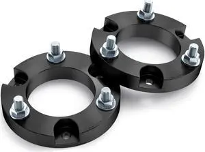 Front Suspension Lift Kit - 1.5 inch Lift - Compatible with 2005-2021 Toyota Tacoma (6-Lug), 2003-2021 4Runner, 2007-2014 FJ Cruiser (4WD) - Leveling Kit Strut Upper Top Aluminum Spacers Accessories