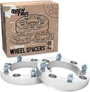 RockTrix for Precision European - 2pc 1" Thick 4x137 ATV Wheel Spacers - 10x1.25 Studs for Kawasaki Can Am Can-Am: Brute Force Mule Outlander Commander Maverick Renegade Bombardier (4/137) UTV V3