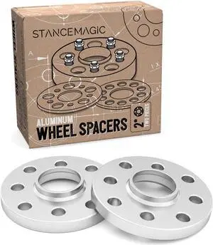 2pcs 20mm (0.75 inch) 4x100 and 4x108 Hubcentric Wheel Spacers (57.1mm bore) Compatible with E30 3-Series 318i 318is 325i 325e 325is, Audi 4000 Coupe Quattro, VW Golf Cabrio Corrado Jetta Passat