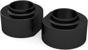 Front or Rear Leveling Kit - 2 inch Lift - Compatible with 1984-2001 Jeep Cherokee (XJ), 1997-2006 Wrangler (TJ), 1993-1998 Grand Cherokee (ZJ) - Suspension Strut Upper Top Aluminum Black Spacers
