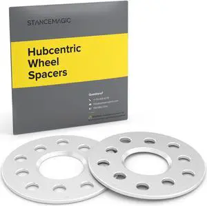 3mm Hubcentric Wheel Spacers (5x112 and 5x100, 57.1mm Bore, No Lip) Compatible with Audi TT A3 A4 A6 A8 S4 S6 S8 Volkswagen Jetta Golf GTI R32 Corrado Beetle EOS CC - Silver 2pcs