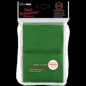 Deck Protector Sleeves: 100 Green