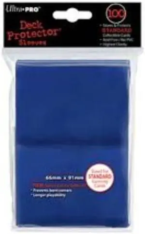 Deck Protector Sleeves: 100 Blue