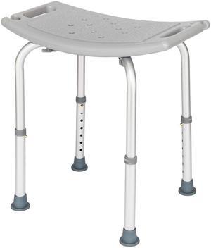 Heavy Duty Medical Shower Chair Elderly Bathroom Aid Stool Seat 7 Height