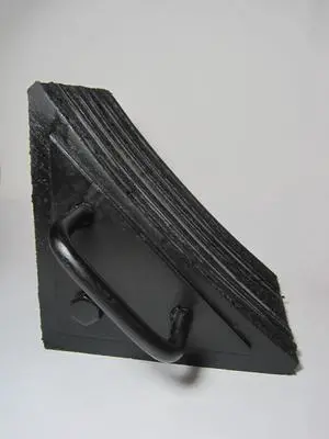 Vestil 8" x 8" Laminated Rubber Wheel Chock LWC-15