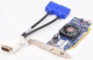 HP 637995-001 ATI Radeon HD 6350 512MB PCIE x16 Video Card with VGA Y cord Full HP 637995-001 ATI Radeon HD 6350 512MB PCIE x16 Video Card with VGA Y cord Full
