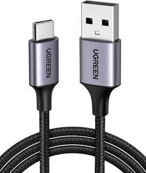 UGREEN USB Type C Cable Nylon Braided USB A to USB C Fast Charger Compatible with Samsung Galaxy S20 S10 S9 S8 Note 9 8 GoPro Hero 7 5 6 PS5 Controller Nintendo Switch LG G8 G7 V40 6ft