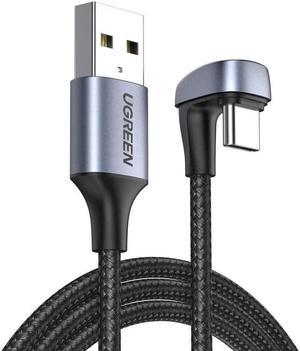 UGREEN USB C Cable U Shape 6.6ft 3A Type C Fast Charging Nylon Braided Cord Compatible with Samsung Galaxy S10 S10E S9 S8 Plus Note 10 9 8 LG V40 V30 V20 G7 G6 G5 Moto Z Z3 Z4 More USB-C Devices