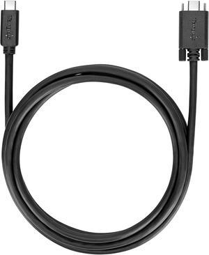 Targus 1M USB-C Male to USB-C Male 10Gbps Screw-in Cable, Black (ACC1121GLX)