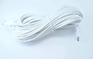 Omnihil Universal 30 Feet 2.0 High Speed USB Type A to Micro USB Cable 20AWG Max Power - White (Compatible with Many Models)