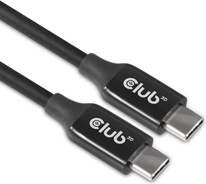Club 3D USB Type-C Gen3x2 Bi-Directional Cable for 10Gbps Data 8K60Hz Video 60W PowerDelivery M-M 5m -16.4ft, CAC-1535 Club 3D USB Type-C Gen3x2 Bi-Directional Cable for 10Gbps Data 8K60Hz Video 60W PowerDelivery M-M 5m -16.4ft, CAC-1535