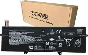 OUWEE BL04XL Laptop Battery Compatible with HP EliteBook X360 1040 G5 G6 Series BL04056XL HSTNN-DB8M HSTNN-UB7N HSTNNUB7N L07041-855 L07041855 L07353-241 L07353-2C1 L07353-541 7.7V 7300mAh 56.2Wh
