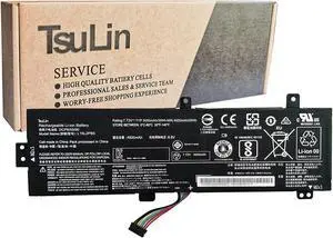 TsuLin L15L2PB5 Laptop Battery Compatible with Lenovo IdeaPad 310-15IAP 310-15ABR 310-15IKB 310-15ISK 510-15IKB 510-15ISK Series L15M2PB5 L15C2PB5 L15M2PB3 L15C2PB3 L15C2PB7 L15L2PB4 L15S2TB0 39Wh