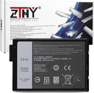 ZTHY 7WNW1 Laptop Battery Replacement for Dell Latitude 5424 5420 Rugged Latitude 7424 Rugged Extreme P137G P85G P86G P137G001 P137G002 P85G001 P86G001 DMF8C GK3D3 6NNCF DP3KF DMF0C 451-BCHV 51Wh