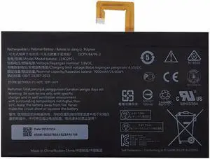 7XINbox 3.8V 7000mAh 26.6Wh L14D2P31 Laptop Battery for Lenovo Tab 2 A7600-F A10-70F Tab2 A10-70 A10-70L Tablet