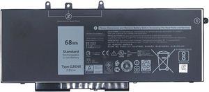 Hubei GJKNX GD1JP 0GD1JP DY9NT 0DY9NT 5YHR4 451-BBZG Laptop Battery Replacement for Dell Latitude 5480 5580 5280 5590 5490 E5480 E5580 E5490 E5590 Precision 15 3520 3530 Series (7.6V 68Wh)