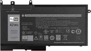 Hubei 3DDDG 03VC9Y 45N3J 3VC9Y 451-BBZP GJKNX D4CMT 083XPC 83XPC 4YFVG Replacement Laptop Battery for DELL Latitude 15 3520 3530 M3520 12 5280 E5280 14 5480 E5480 15 5580 E5580 Series(11.4V 42Wh)