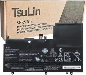 TsuLin L14M4P72 Laptop Battery Compatible with Lenovo Yoga 3 14inch Yoga 3-1470 IdeaPad Yoga 700-14ISK Series Notebook L14S4P72 5B10K10224 5B10K10226 5B10G75095 5B10G84689 7.4V 45Wh