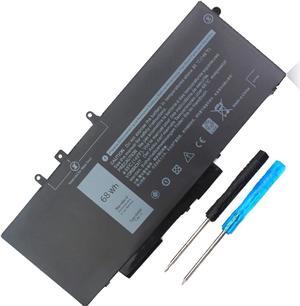 451-BBZG GJKNX Laptop Battery for Dell Latitude 5590 5480 5580 5280 5490 5491 5591 E5480 E5580 E5490 E5590 E5491 E5591, Precision 15 3520 3530 M3520 M3530 GD1JP 0GD1JP 5YHR4 DY9NT FPT1C 0GJKNX KCM82