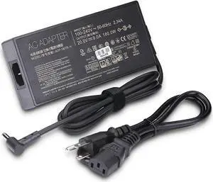 180W AC Adapter for ASUS Rog Zephyrus: ADP-180TB H G14 G15 GA401I GA502 GA502D GA502DU GA502IU GA401 GA401II GA401IV TUF505DT TUF505DU TUF705DU 20V 9A Laptop Power Supply Charger